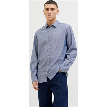 Flot denim blå skjorte fra Jack & Jones