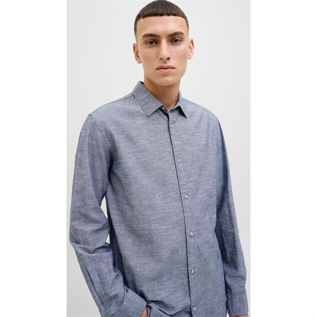 Flot denim blå skjorte fra Jack & Jones