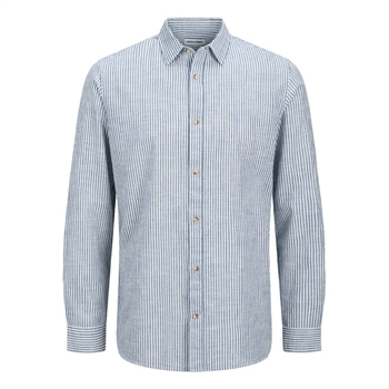 Jack & Jones Summer Skjorte Blå Stribet 