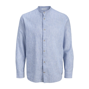 Moderne stribet skjorte i lyseblå fra Jack & Jones