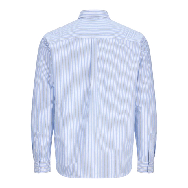 Jack & Jones Oxford Langærmet Skjorte Blå og Hvid