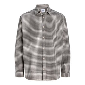 Jack & Jones Carter Check Langærmet Skjorte Grå