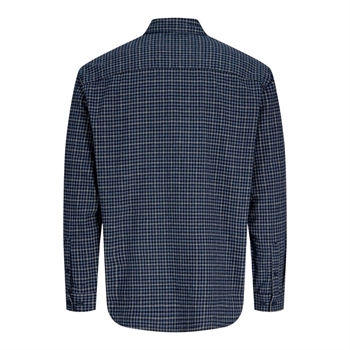 Jack & Jones Carter Check Langærmet Skjorte Blå