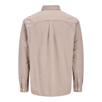 Jack & Jones Bluestanley Flannel L/S Ternet Skjorte Brun/Beige