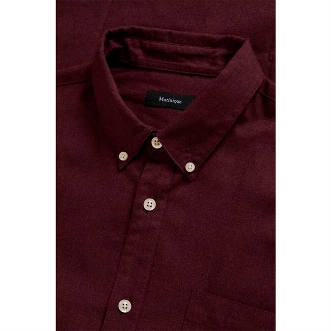 Klassisk pæn skjorte i bordeaux fra Matinique