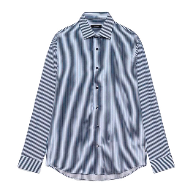 Klassisk stribet skjorte i melleblå fra Matinique