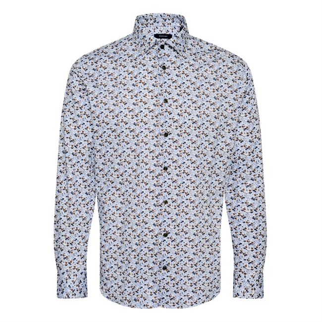 Blomster mønstret Matinique jersey skjorte i blå