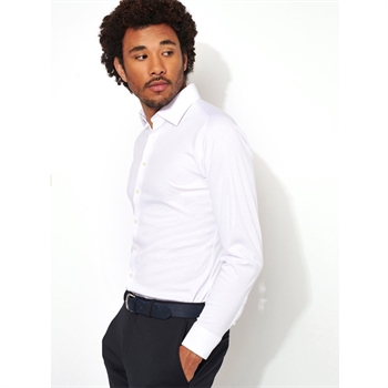 Super stretch skjorte i hvid fra Desoto