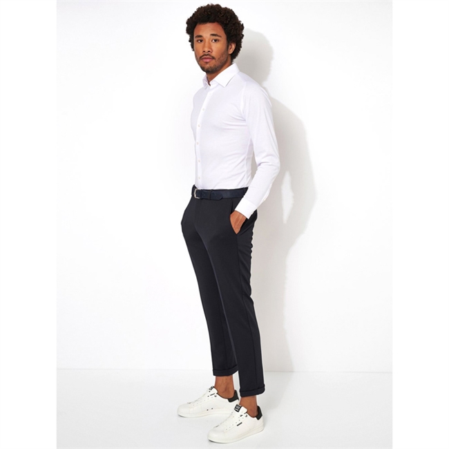 Super stretch skjorte i hvid fra Desoto