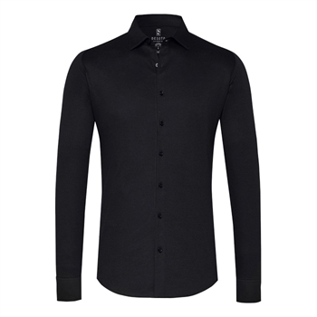 Pæn jersey skjorte i sort fra Desoto