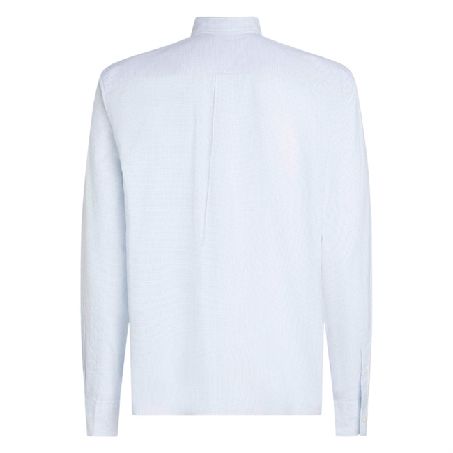 Smart poplin skjorte i hvid fra Tommy Hilfiger