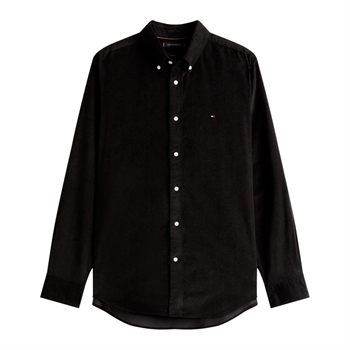 Moderne pæn skjorte i sort fra Tommy Hilfiger