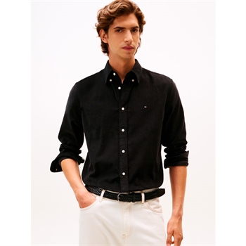 Moderne pæn skjorte i sort fra Tommy Hilfiger