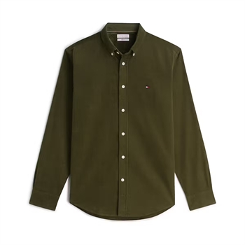 Tommy Hilfiger Solid Corduroy Fløjls Skjorte Grøn