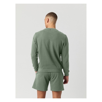 Smart mørkegrøn sweatshirt fra Björn Borg med logo