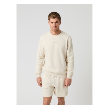 Smart sandfarvet sweatshirt fra Björn Borg med logo
