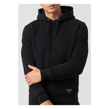 Stilren og behagelig hoodie i sort fra Björn Borg
