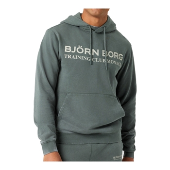 Stilren og behagelig hoodie i grøn fra Björn Borg