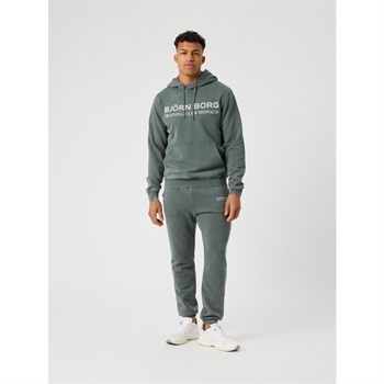 Stilren og behagelig hoodie i grøn fra Björn Borg