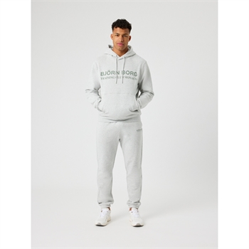 Stilren og behagelig hoodie i grå fra Björn Borg