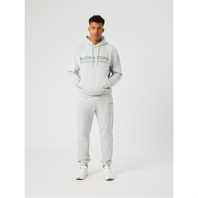 Stilren og behagelig hoodie i grå fra Björn Borg