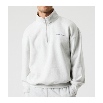 Stilren half zip sweatshirt i grå fra Björn Borg