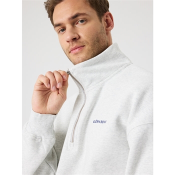 Stilren half zip sweatshirt i grå fra Björn Borg