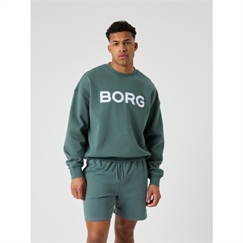 Stilren logo sweatshirt i grøn fra Björn Borg