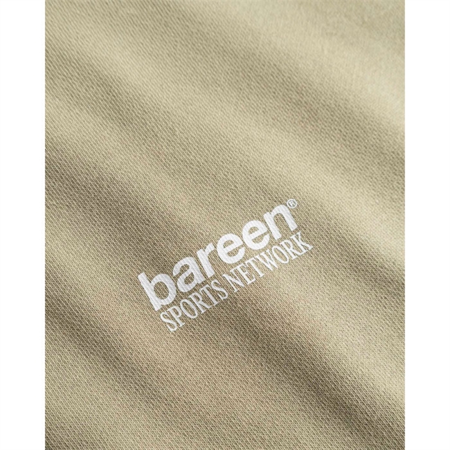 Lækker oversized hoodie i lysegrøn fra Bareen med print på ryggen