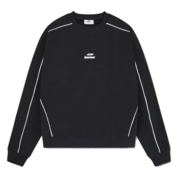 Bareen Oversized Logo Crewneck Sort