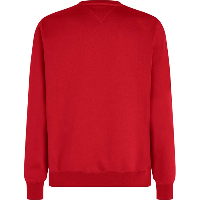 Rød Smart Logo Sweatshirt Fra Tommy Hilfiger.