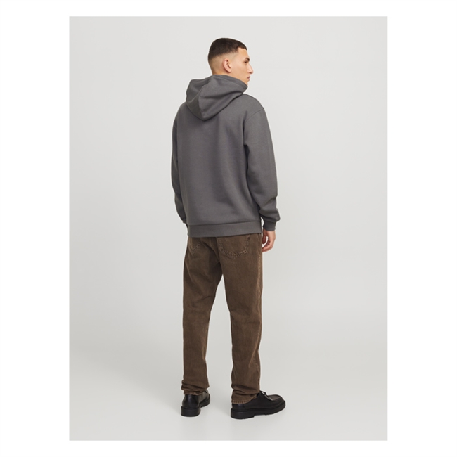 Smart mørkegrå hoodie med lomme fra Jack & Jones