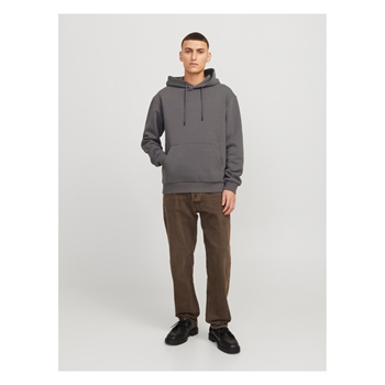 Smart mørkegrå hoodie med lomme fra Jack & Jones