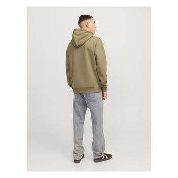 Smart lysebrun hoodie med lomme fra Jack & Jones