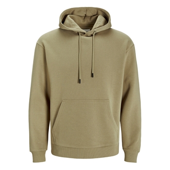 Smart lysebrun hoodie med lomme fra Jack & Jones