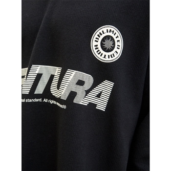 Moderne sort sweatshirt med sports print fra Jack & Jones