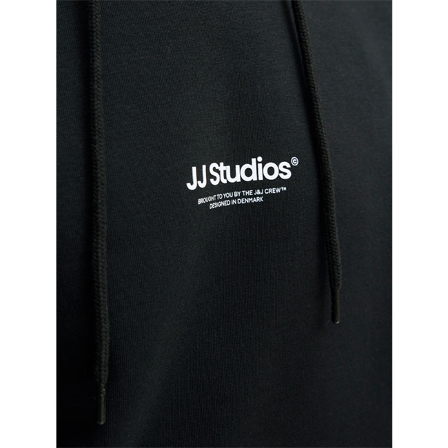 Klassisk pæn hoodie i sort fra Jack & Jones