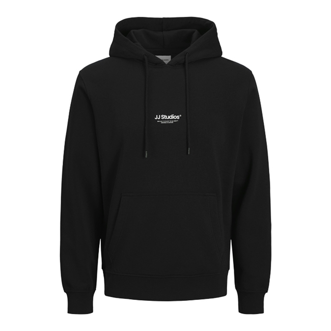 Klassisk pæn hoodie i sort fra Jack & Jones