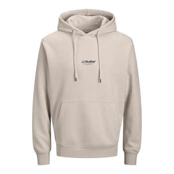 Klassisk pæn hoodie i sand farve fra Jack & Jones