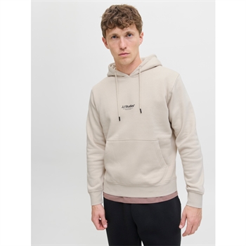 Klassisk pæn hoodie i sand farve fra Jack & Jones