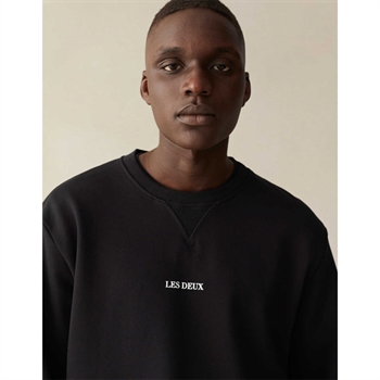 Les Deux Lens Crew Neck Sweatshirt Sort