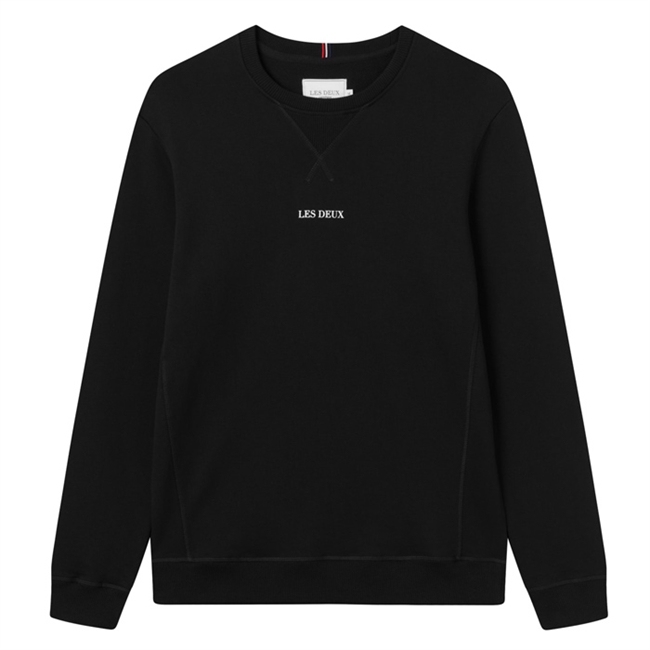 Les Deux Lens Crew Neck Sweatshirt Sort