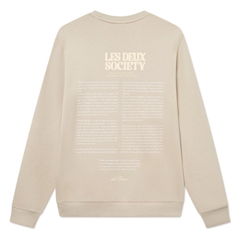 Stilren beige sweatshirt fra Les Deux