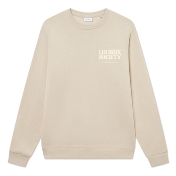 Stilren beige sweatshirt fra Les Deux