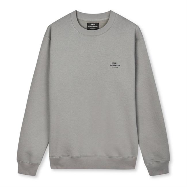 Garment dye sweatshirt i grå fra Mads Nørgaard