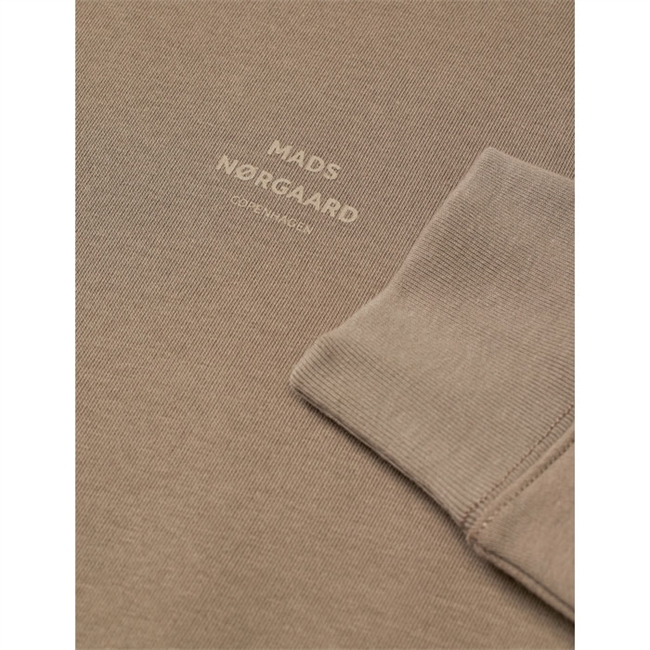 Pæn basic sweatshirt i brun fra Mads Nørgaard