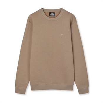 Pæn basic sweatshirt i brun fra Mads Nørgaard