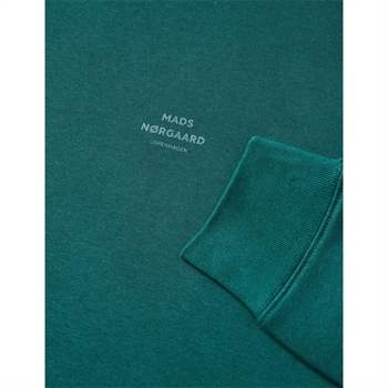 Pæn basic sweatshirt i grøn fra Mads Nørgaard