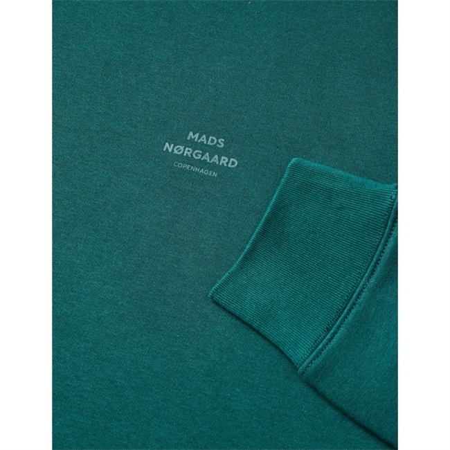Pæn basic sweatshirt i grøn fra Mads Nørgaard
