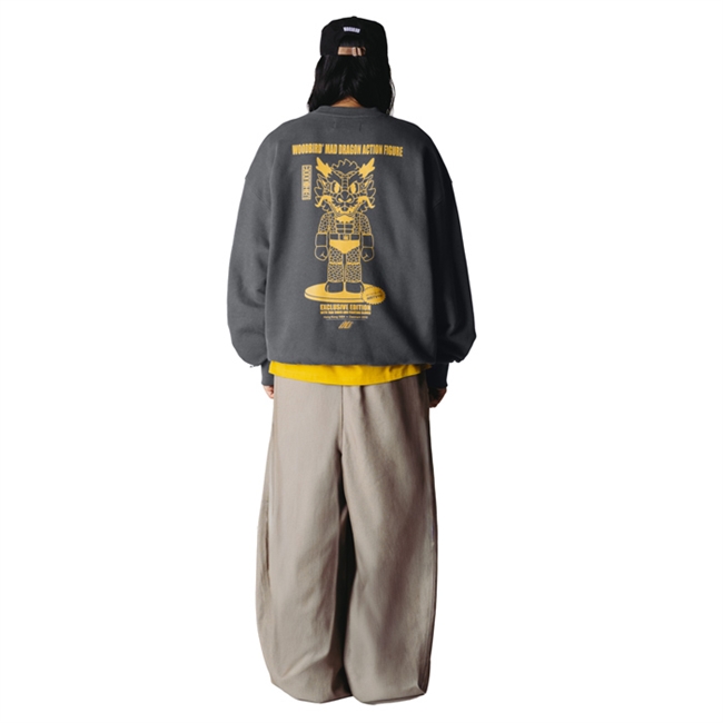 Woodbird Duke Action Crew Sweatshirt State Blue